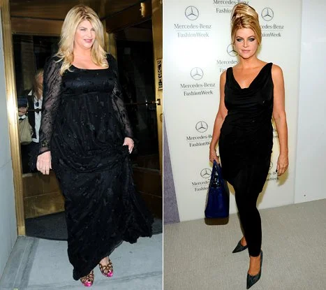 Kirstie Alley before and after