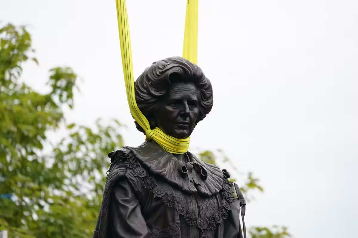 The Margaret Thatcher Statue Was Egged Within Hours of Its Installation