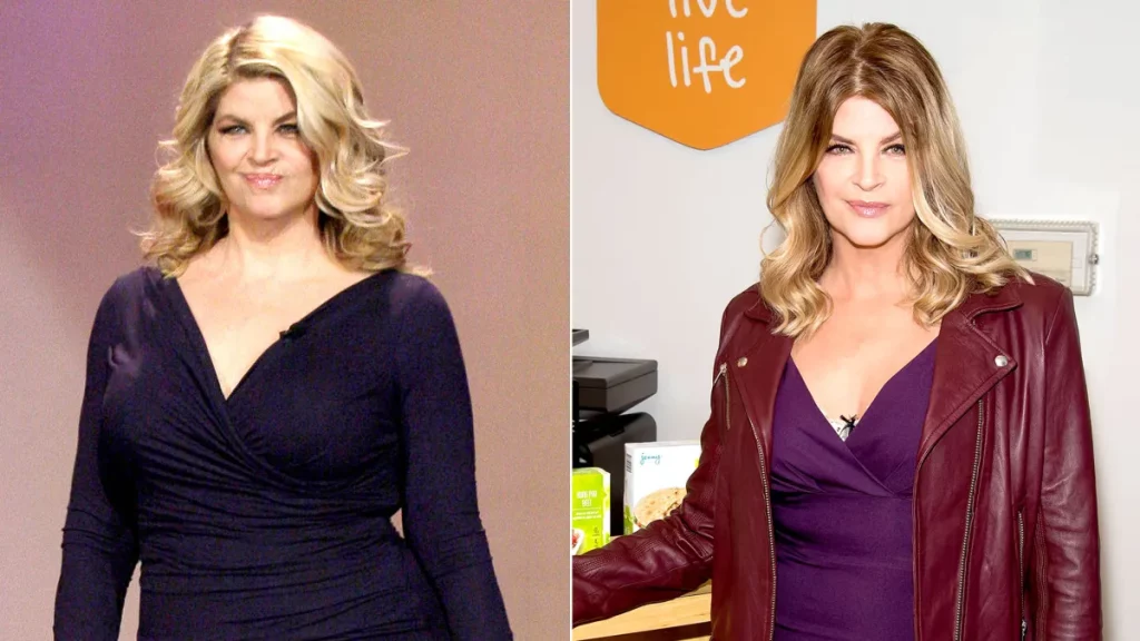 Kirstie Alley before and after