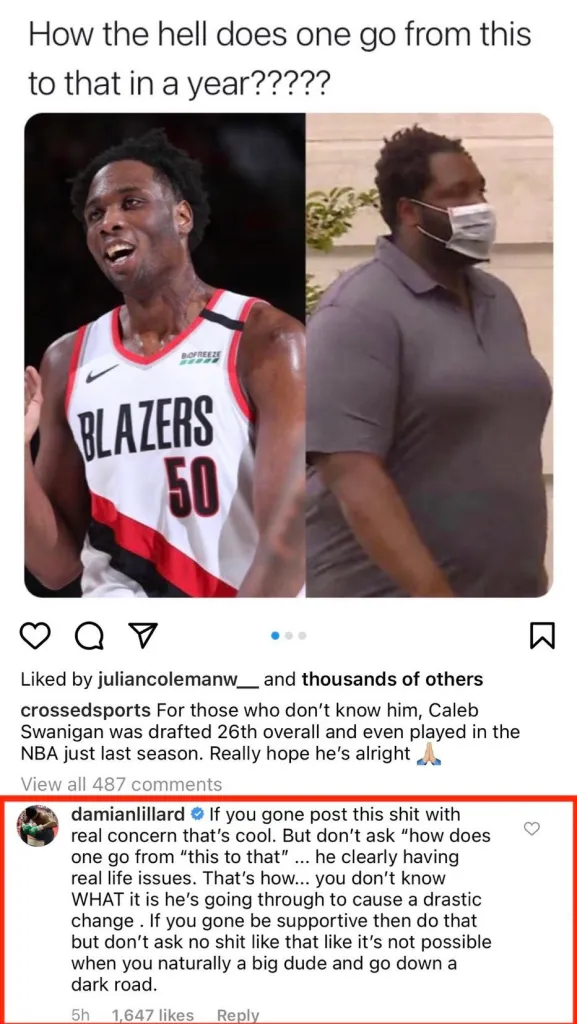 Caleb Swanigan Before And After