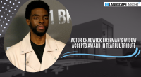 Actor Chadwick Boseman's Widow Accepts Award in Tearful Tribute