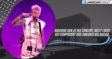 Machine Gun at His Concert, Kelly Loses His Composure and Smashes His Guitar.