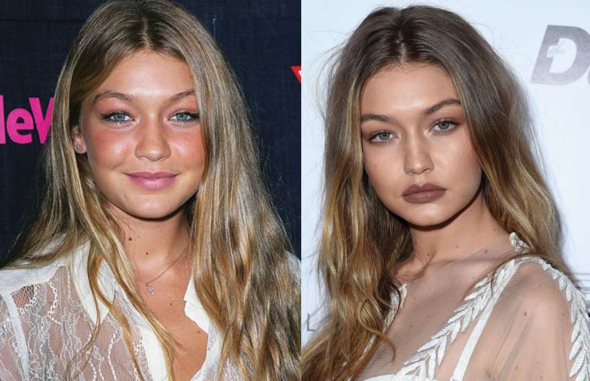 Gigi Hadid Before and After