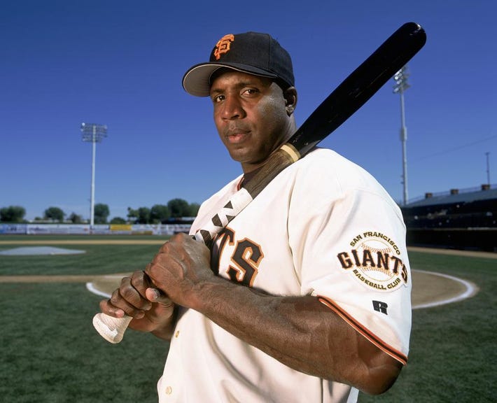 Barry Bonds before and after steroids
