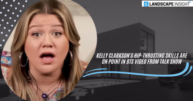 Kelly Clarkson's Hip-Thrusting Skills Are on Point in BTS Video from Talk Show