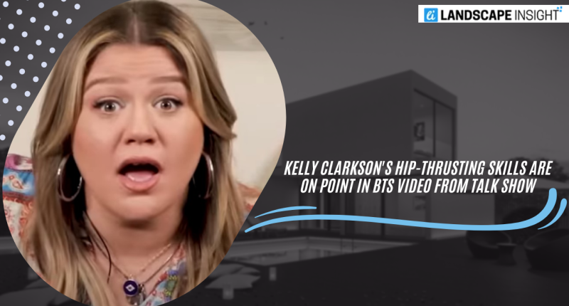 Kelly Clarkson's Hip-Thrusting Skills Are on Point in BTS Video from Talk Show