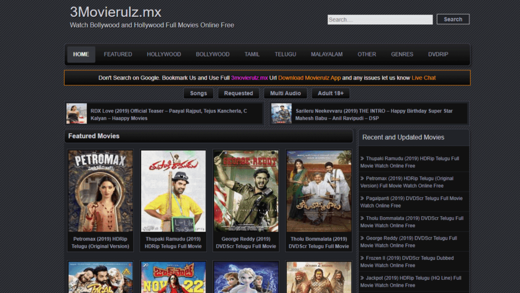  3 Movierulz Download Telugu Movies 2022: How To Download Latest Movies on 3 Movie Rulz