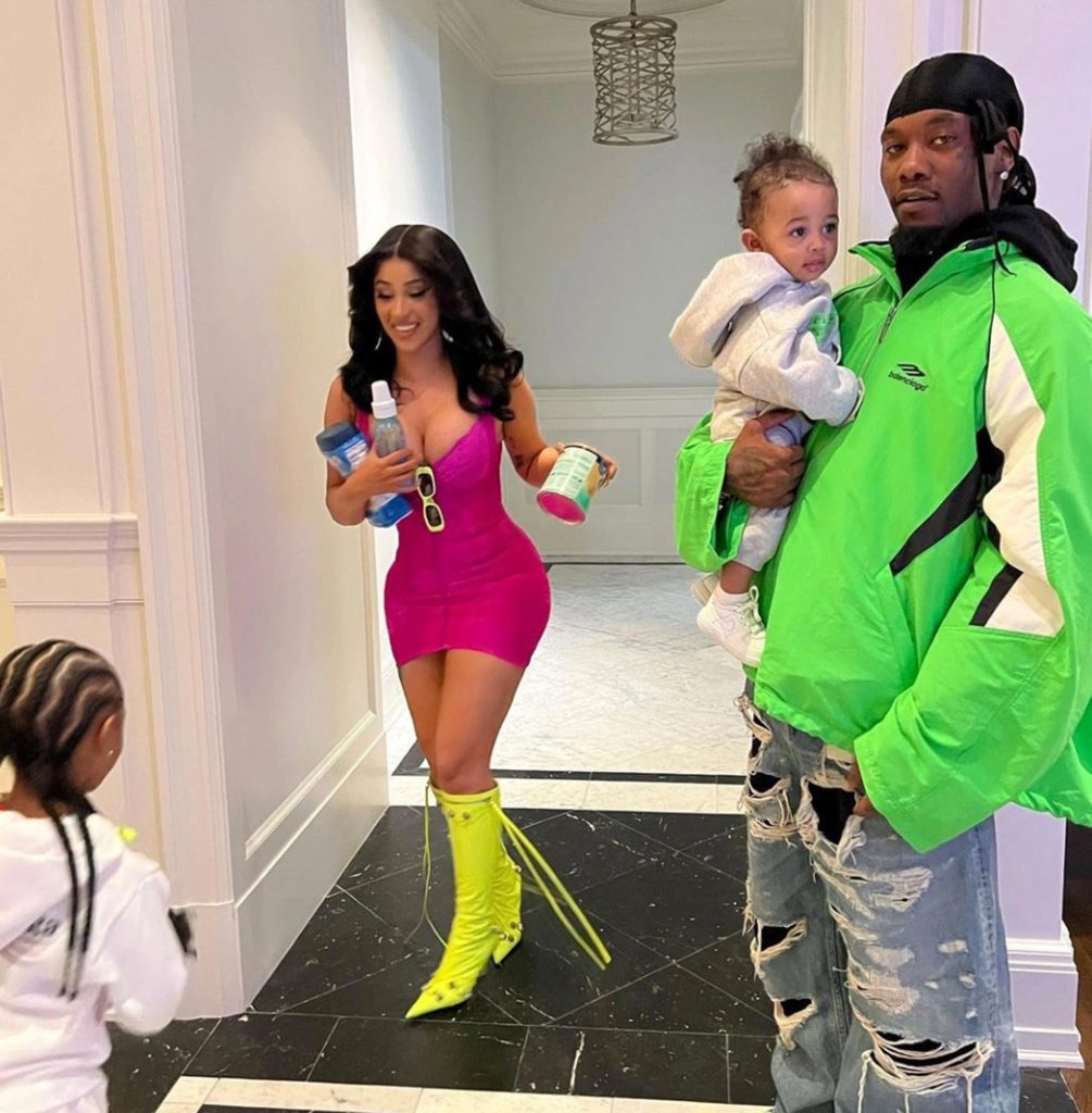 Cardi B and Kulture's Have Matching Mermaid Costumes for Kulture's 4th Birthday
