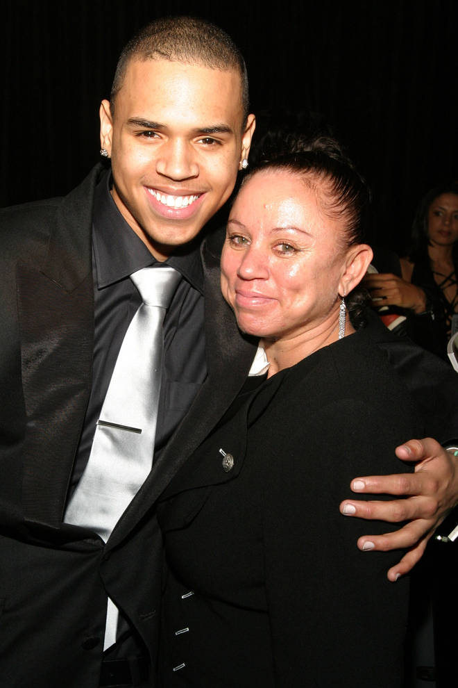 chris brown mom before and after