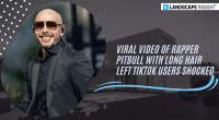 Viral Video of Rapper Pitbull With Long Hair Left Tiktok Users Shocked!