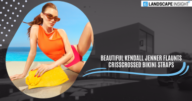 Beautiful Kendall Jenner Flaunts Crisscrossed Bikini Straps