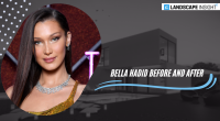 bella hadid before and after