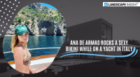 Ana De Armas Rocks a Sexy Bikini While on A Yacht in Italy