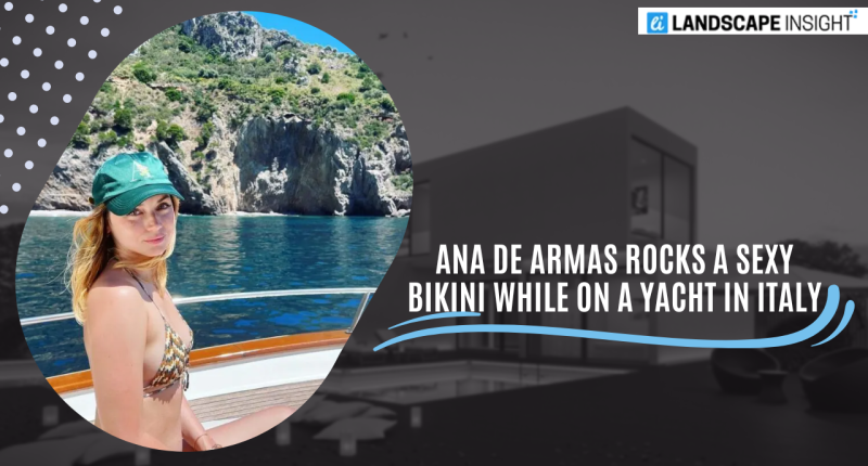 Ana De Armas Rocks a Sexy Bikini While on A Yacht in Italy