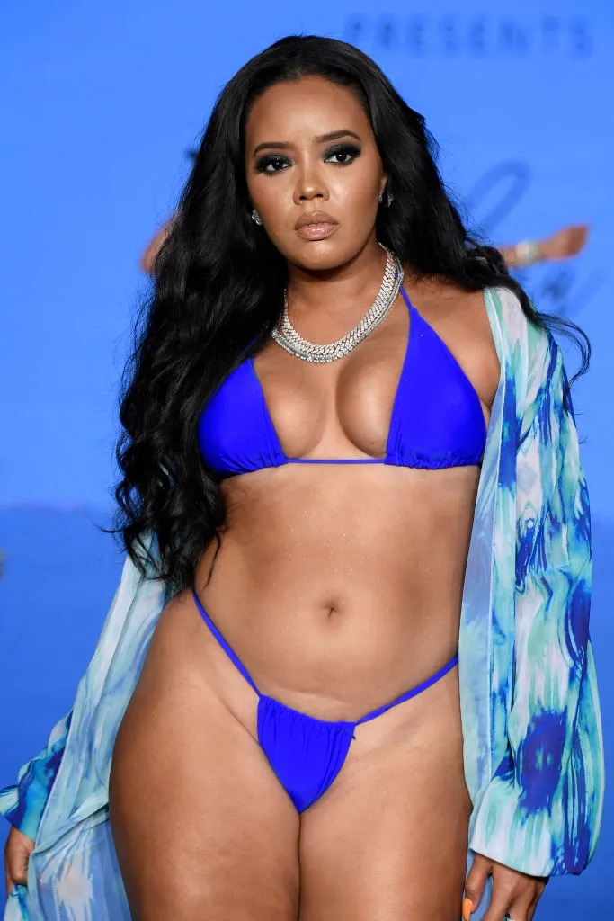 Angela Simmons's Unretouched Bikini Images from Miami Swim Week 2022 Have Been Much Commended