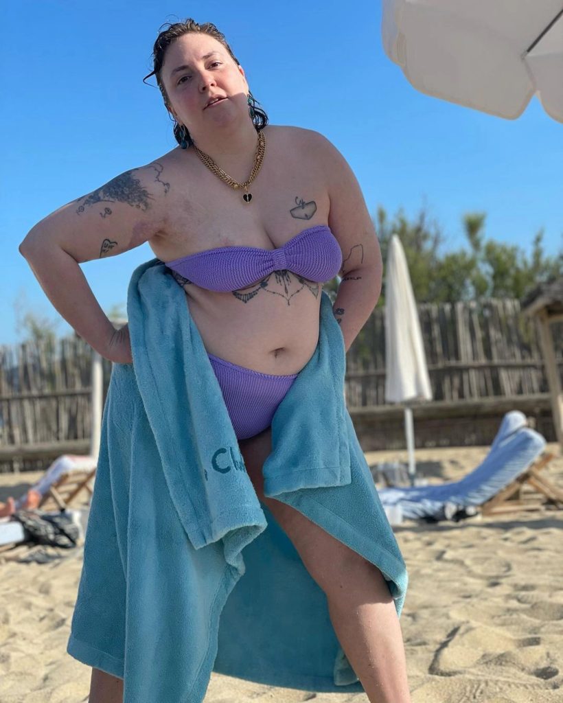 Lena Dunham Flaunts Her Multicolored Bikini Collection and Ink on Instagram