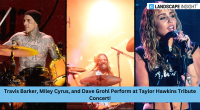 Travis Barker, Miley Cyrus, and Dave Grohl Perform at Taylor Hawkins Tribute Concert!