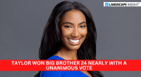 Taylor Won Big Brother 24 Nearly With a Unanimous Vote
