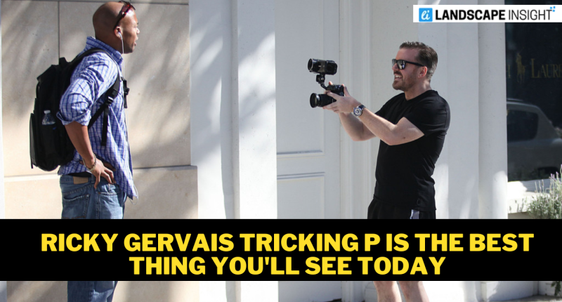 Ricky Gervais Tricking P is the Best Thing You'll See Today