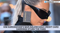 Kim Kardashian's $425 Balenciaga Credit Card Earrings Stuns The Fans