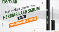 Best eyelash care for you! Herbiar Lash Serum with conditioning Power!