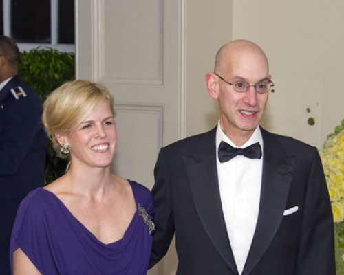 Adam Silver and Maggie Grise
