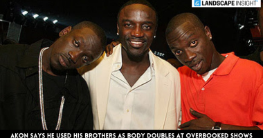 Akon Says He Used His Brothers as Body Doubles at Overbooked Shows
