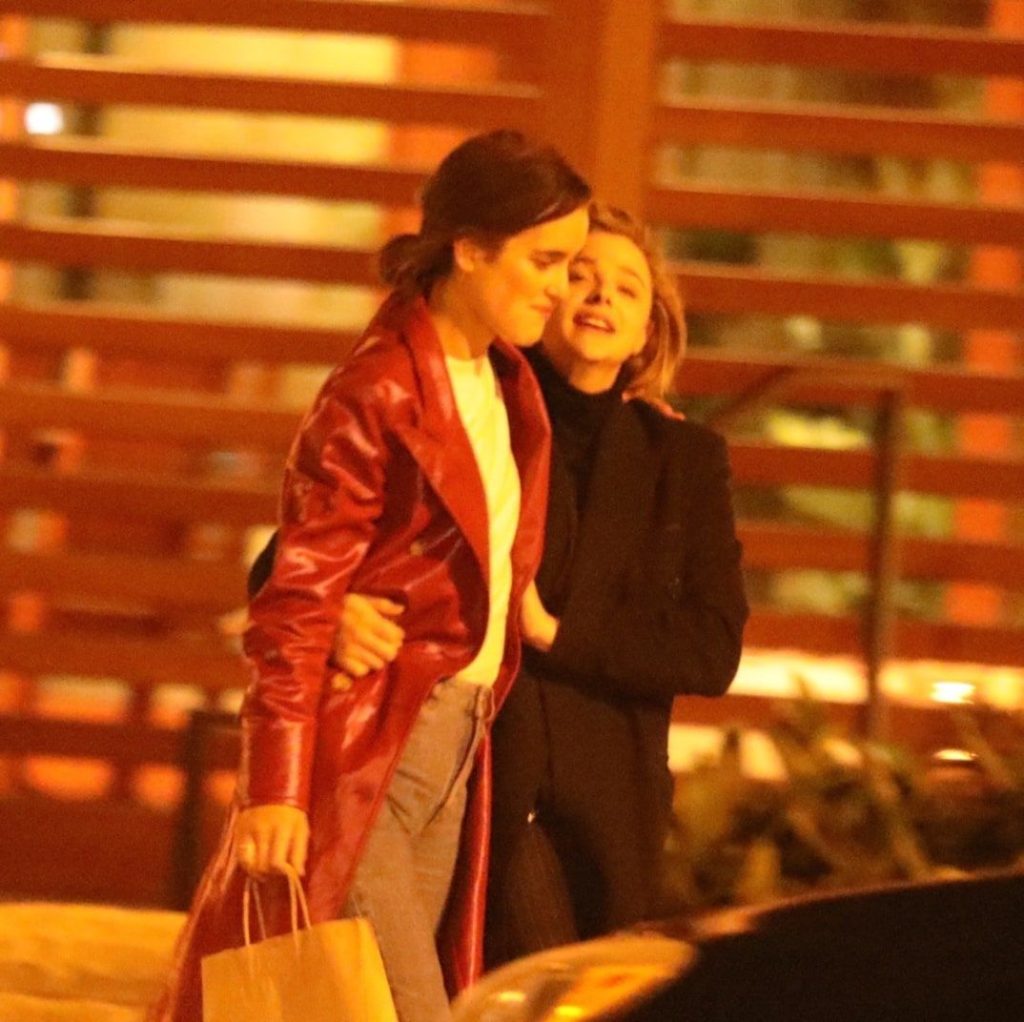 Chloe and kate spotted outside restaurant 