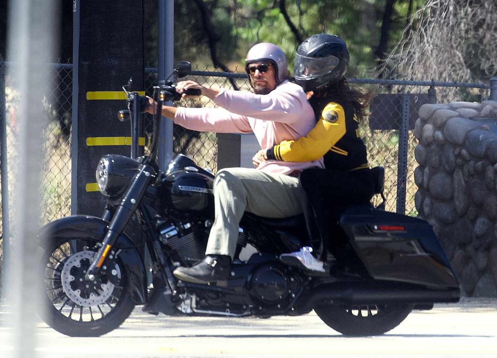 Jason and eiza on the harley