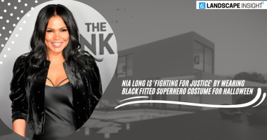 Nia Long Is 'Fighting for Justice' By Wearing Black Fitted Superhero Costume for Halloween