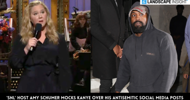 'SNL' Host Amy Schumer Mocks Kanye Over His Antisemitic Social Media Posts