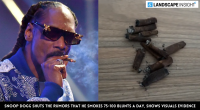 Snoop Dogg Shuts The Rumors That He Smokes 75-100 Blunts A Day, Shows Visuals Evidence