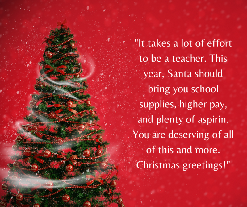 50+ Best Christmas Wishes For Teachers: Express Your Gratitude!