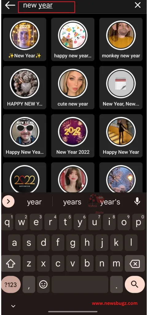 How To Get New Year Filter On Instagram 2023