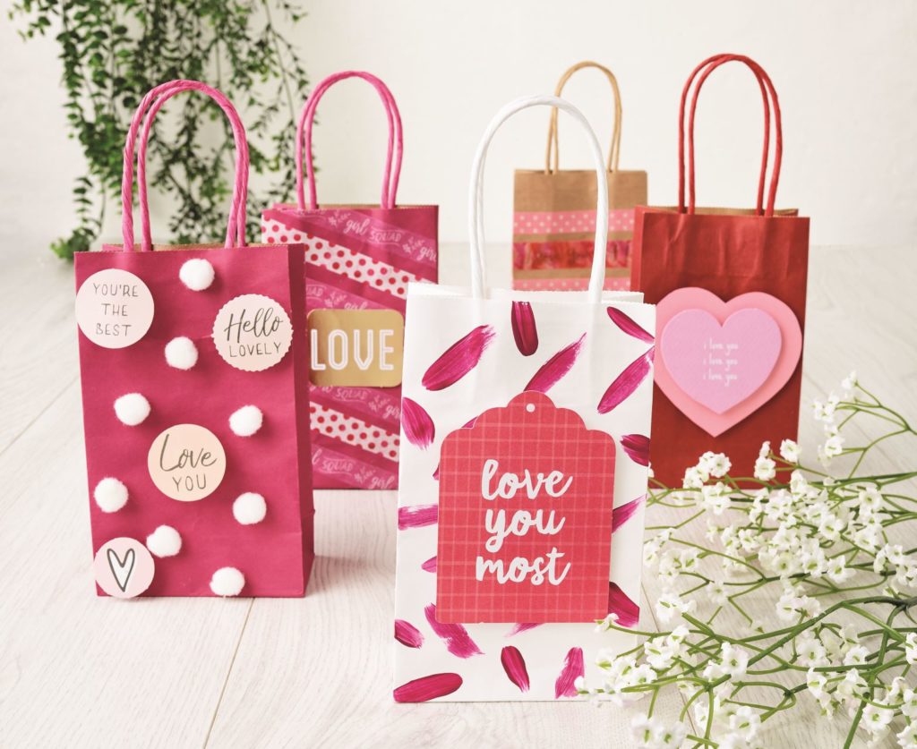 Valentine’s Day Bags craft