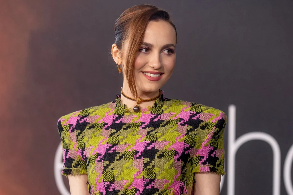 Maude Apatow in a premier. 