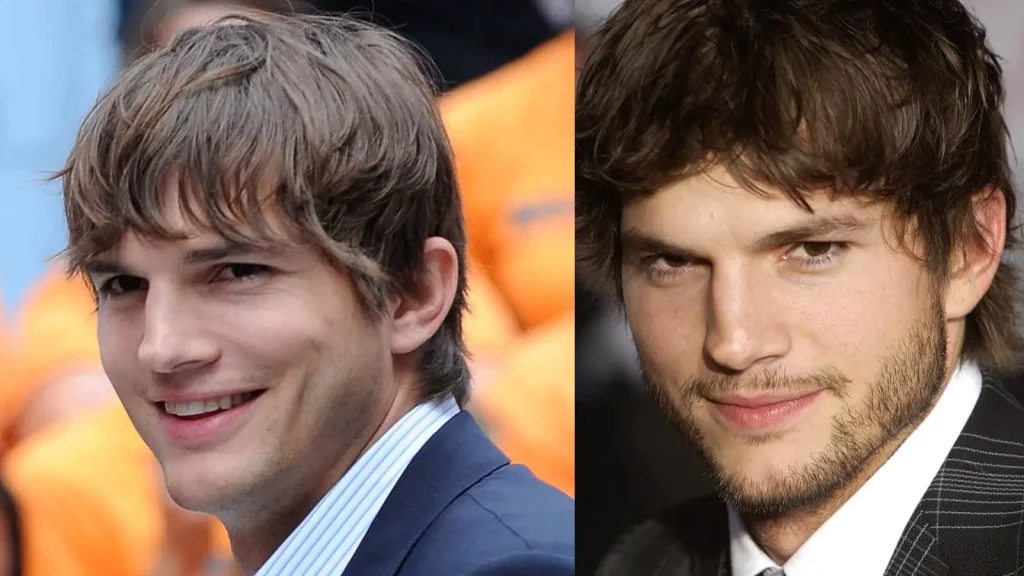 Ashton Kutcher before and after