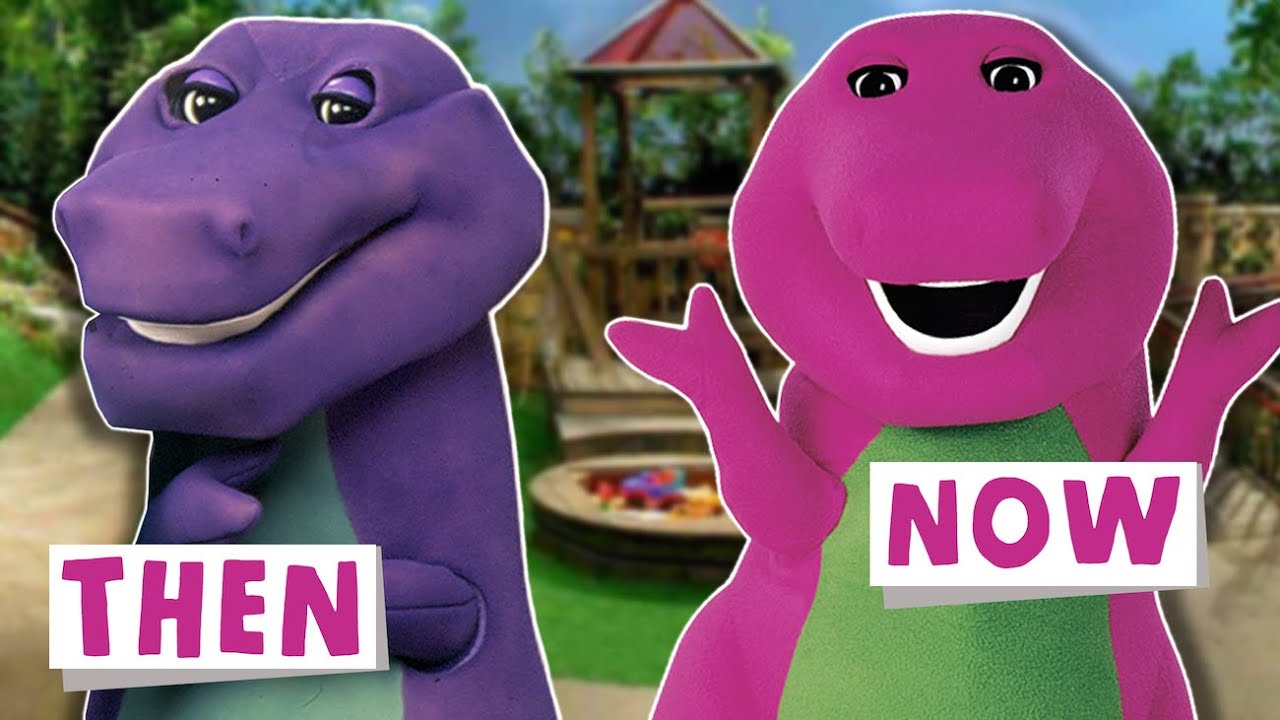 The Return Of Barney- The Purple Dinosaur's "creepy" New Look