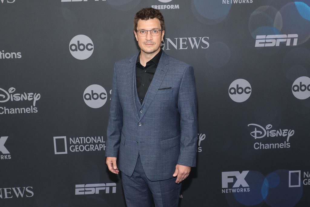 NEW YORK, NY - MAY 14:  Nathan Fillion attends the 2019 ABC Walt Disney Television Upfront at Tavern on the Green on May 14, 2019 in New York City.  