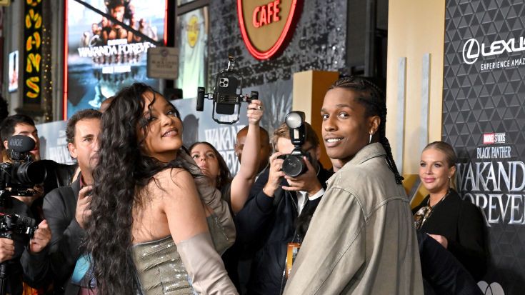 rihanna and aap rocky attend marvel studios black panther news photo 1666902339