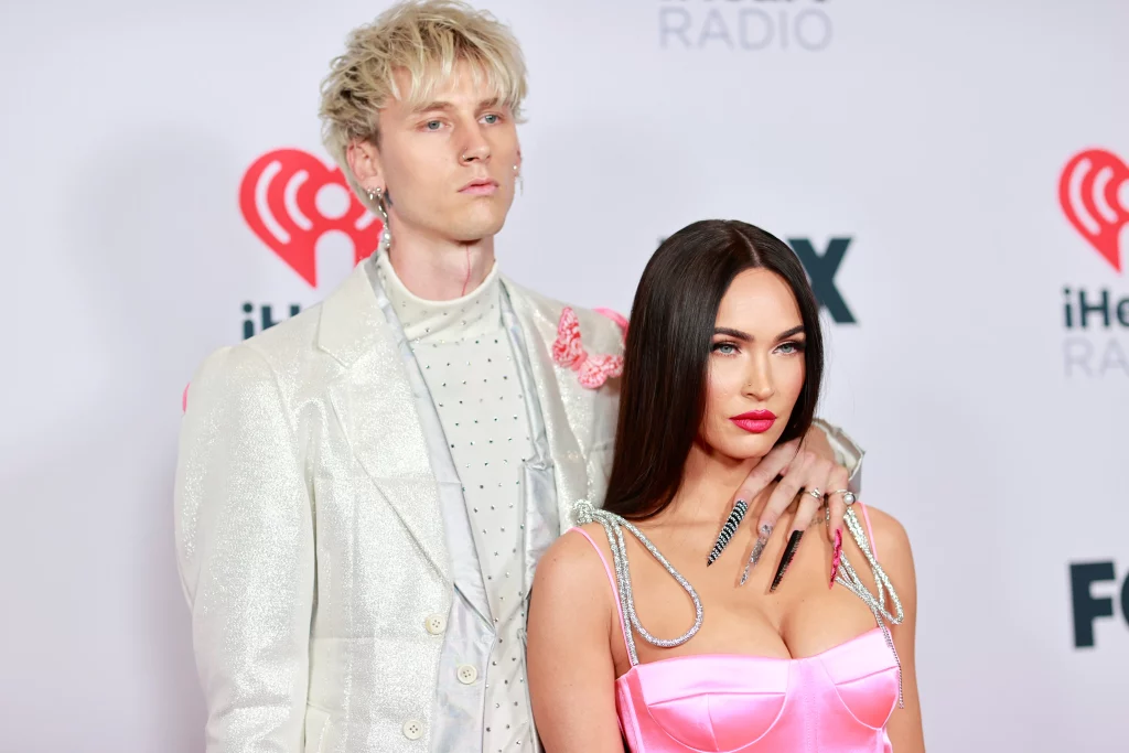 Megan Fox and MGK at an event