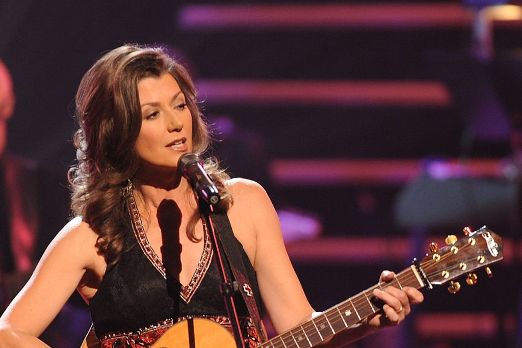 A still from Amy Grant's performance.