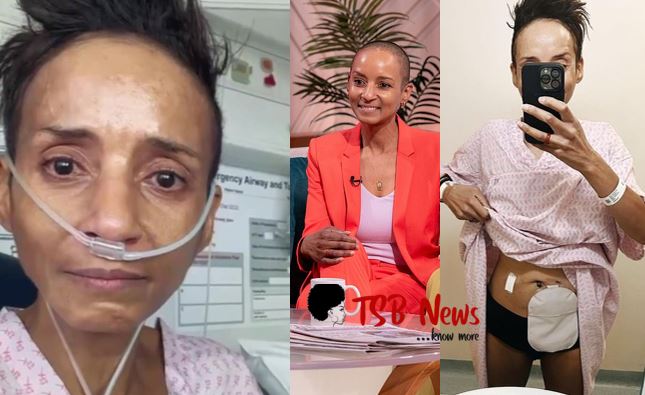 Adele Roberts fans left heartbroken over emotional video of her chemotherapy journey as she battles bowel cancer tsbnews.com1