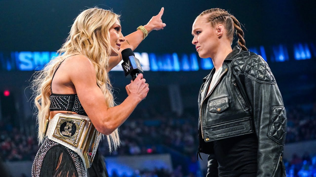 Charlotte Flair was challenged by Ronda Rousey at Wrestlemania 38