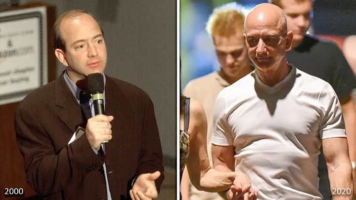 Jeff Bezos' Physical Transformation