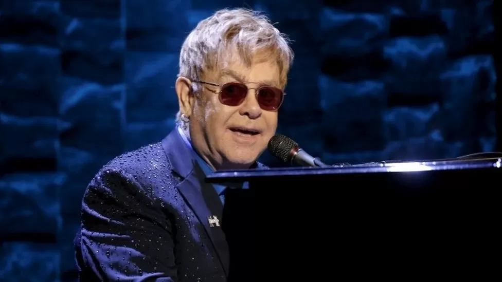 Elton John's Flamboyant Stage Presence 