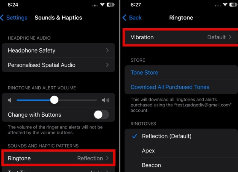 how to make iphone vibrate on silent