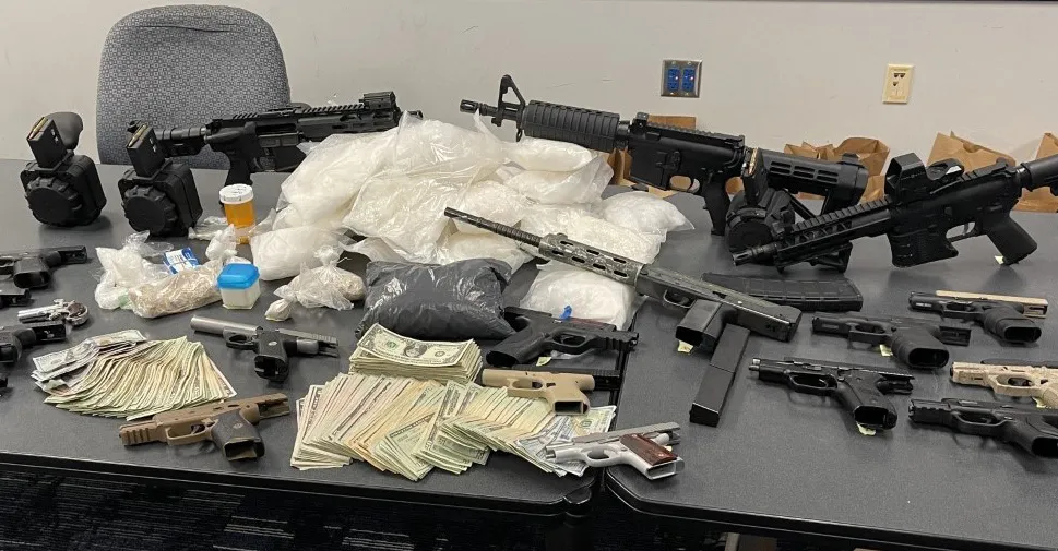 Drugs and Guns Confiscated by Virginia Police
