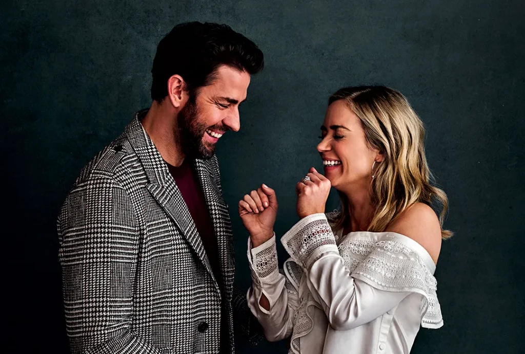 Emily Blunt and John Krasinski