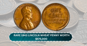 Rare 1943 Lincoln Wheat Penny Worth $575,000 Still Circulating in the U.S.